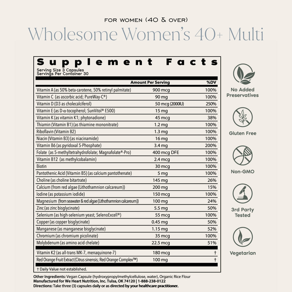 Wholesome Women's Multi 40+ Refill Pack