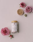 Ginger and B6 Supplement for Hormone Support with Florals
