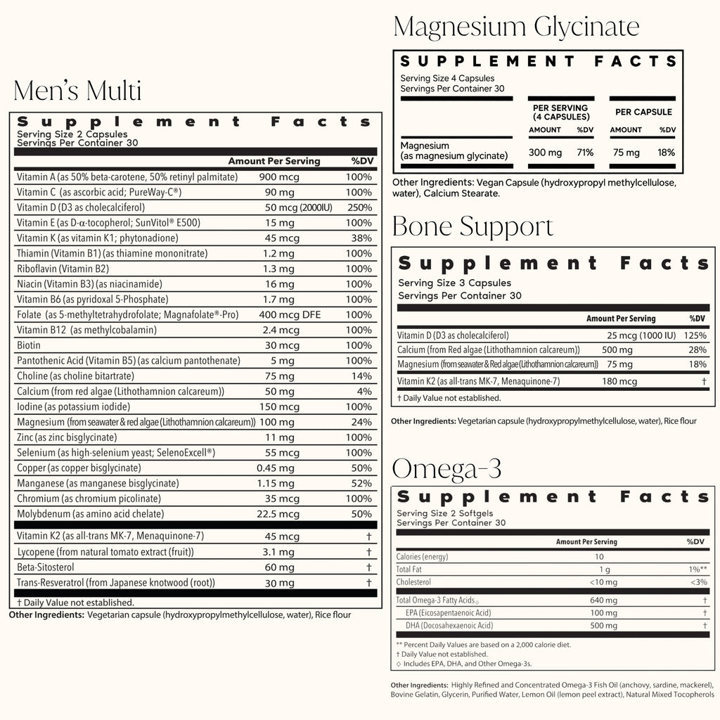 Men's 50+ Complete Bundle