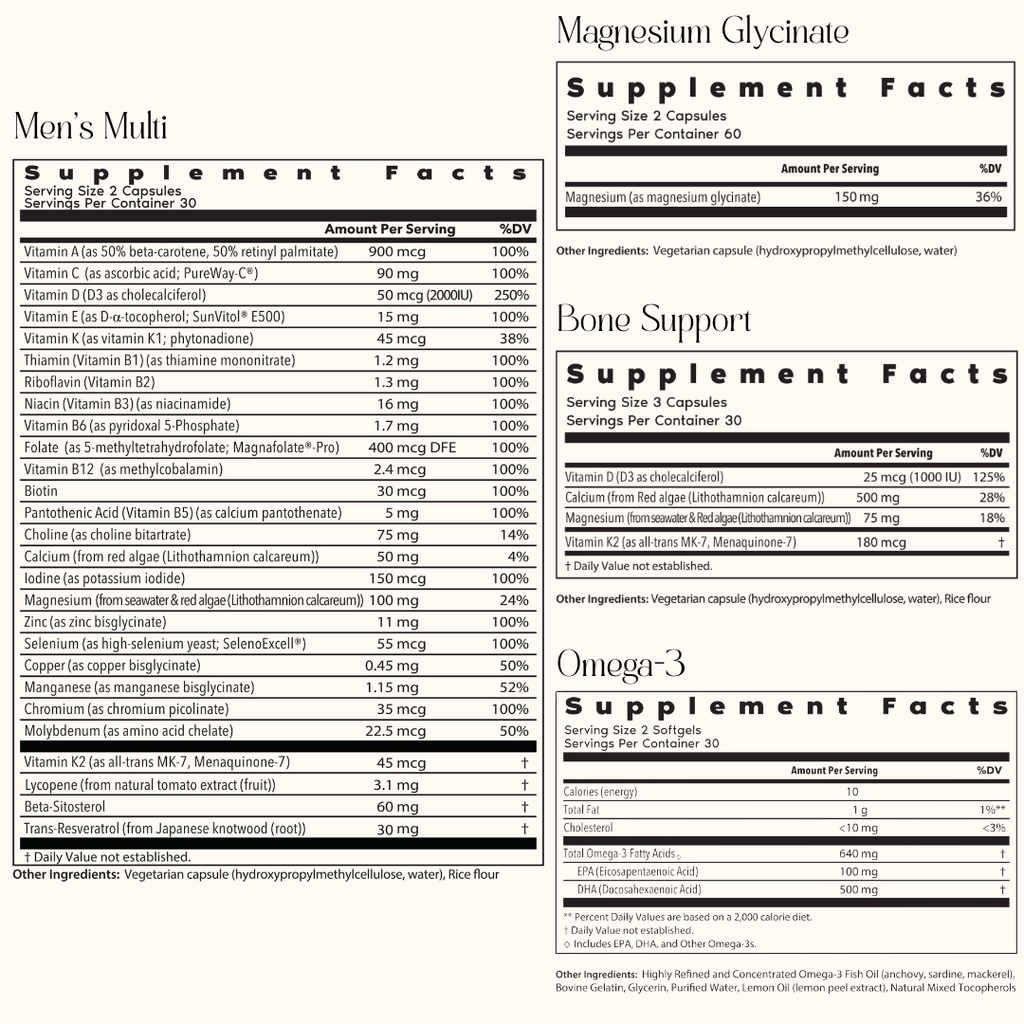 Men's 50+ Complete Bundle