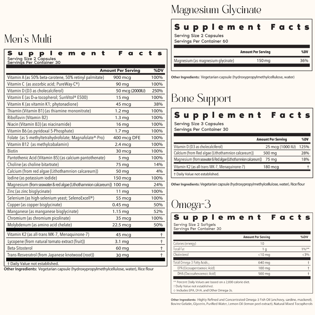 Men's 50+ Complete Bundle