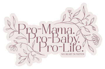 Pro-Mama. Pro-Baby. Pro-Life. Sticker